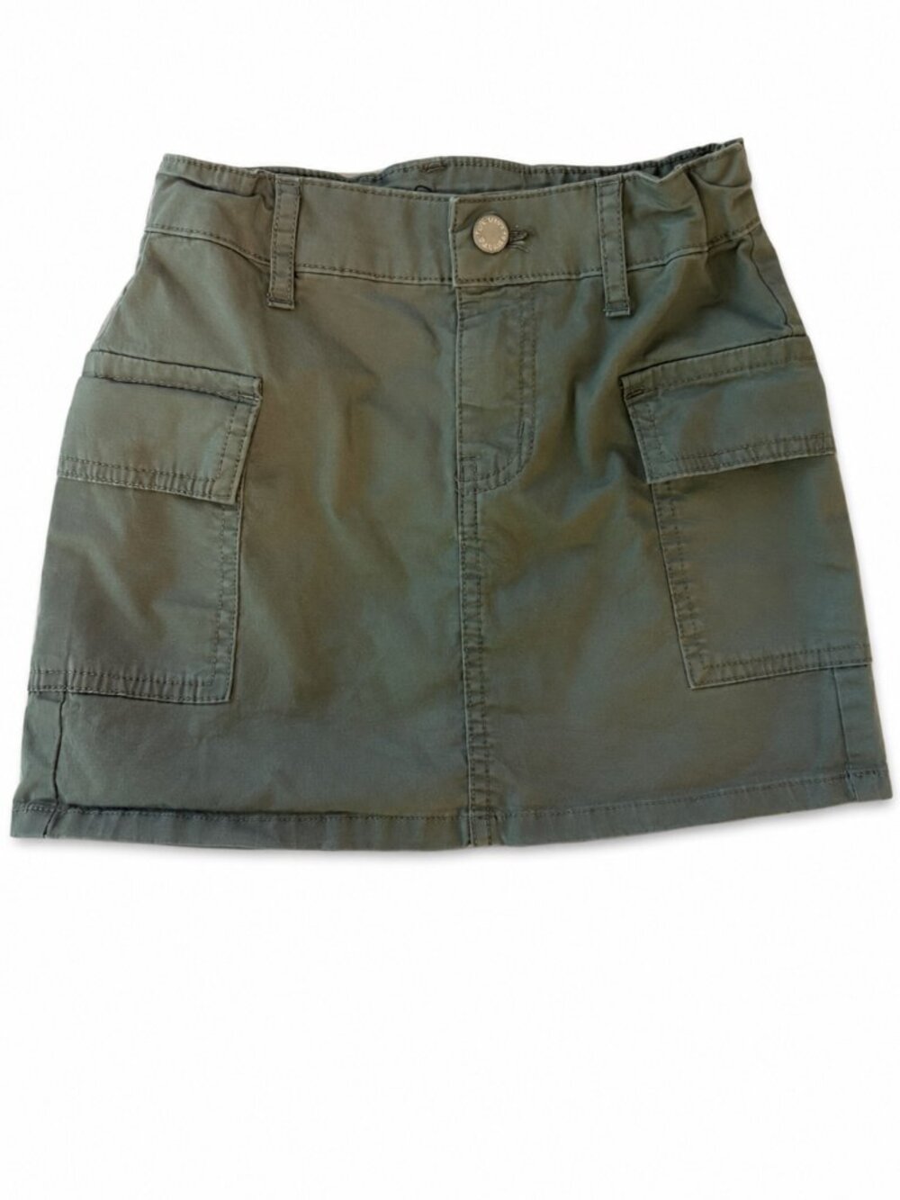 Art Class Girls Sage Green Utility Mini Skirt Girls M (8)